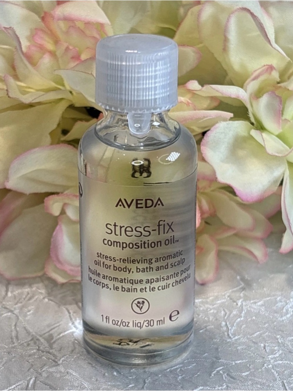Aveda Stress Fix Composition Oil For Body, Bath & Scalp - 1oz / 30mL New